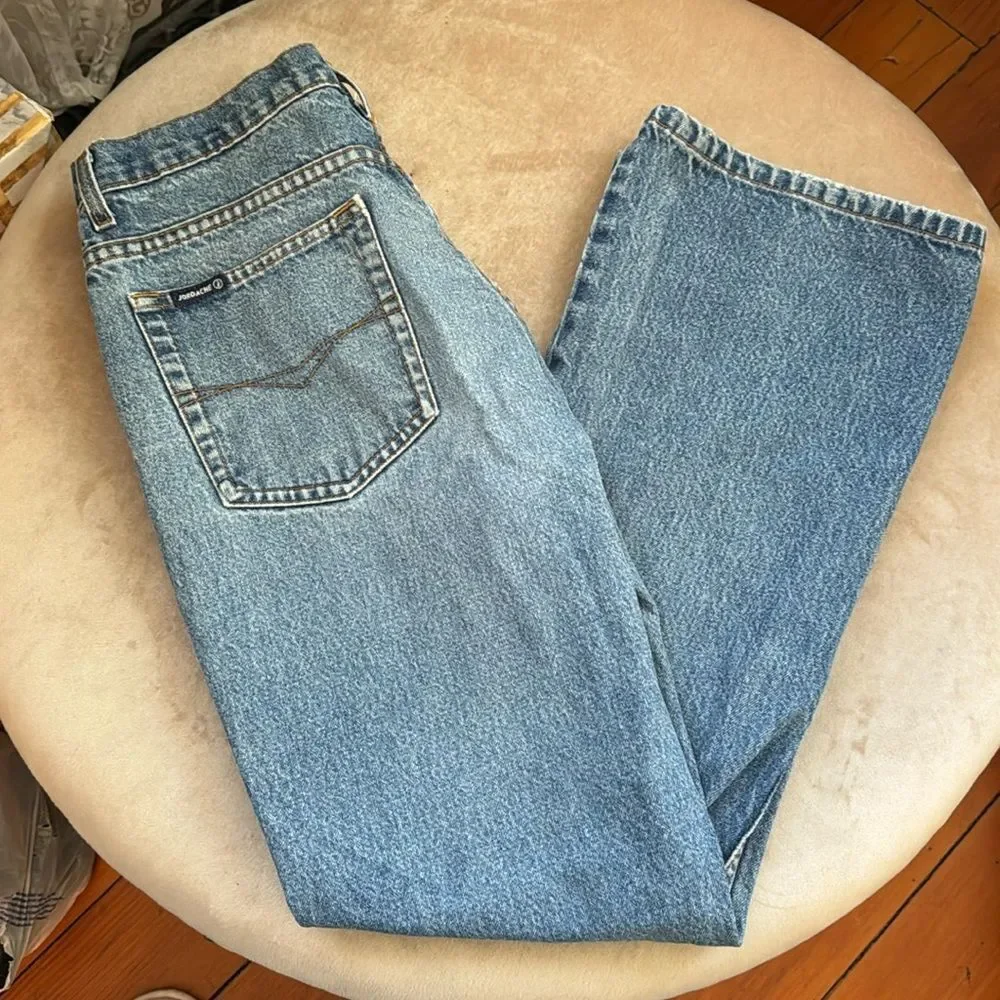 Jordache VTG *Stiff* Bootcut Denim Jeans Sz 28 11/12 EUC! TRENDING!